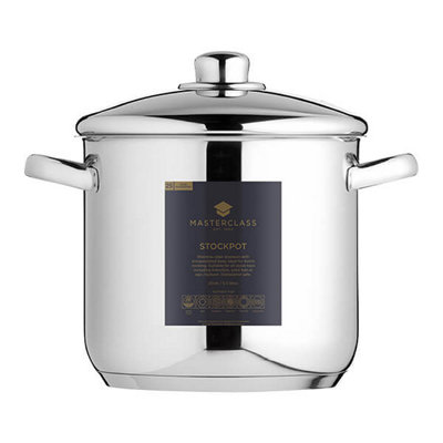 MasterClass Stainless Steel Stockpot  7 L