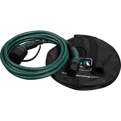 Masterplug 5m Mode 3 EV Charging Cable Type 2 with Carry Case 22kW