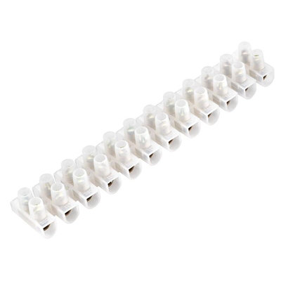 Masterplug Connector Strips Multi Colour (15A 12W Pack of 10)