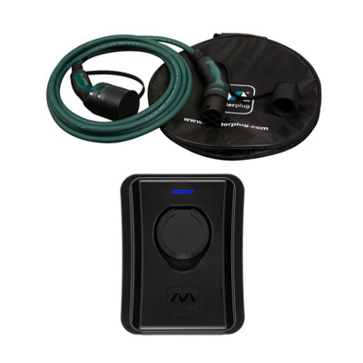 Masterplug Electric Car Charger For Home Type 2 7.4kW with FREE 5m Cable & Case