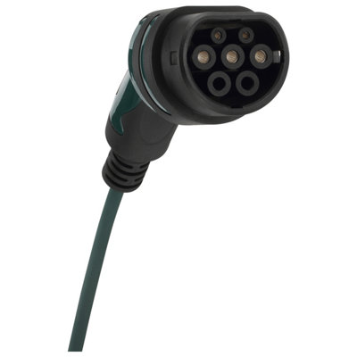 Masterplug EV Charging Cable Mode 2 5m 3 Pin UK Plug to Type 2