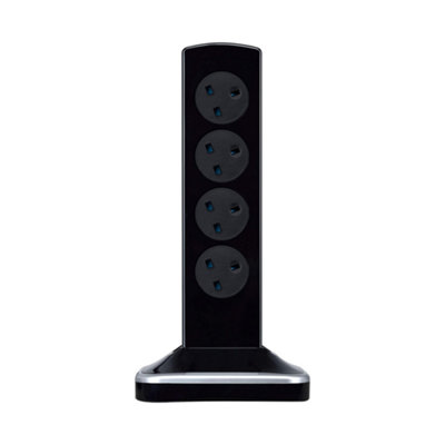 Masterplug - Extension Lead 2m - Multi Plug Socket Extension 4 gang ...
