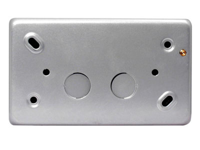 Masterplug MC522-01 Metal Clad Switched Socket 2-Gang 13A MSTMC522 - 3