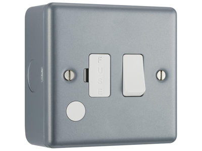 Masterplug MC550F-01 Metal Clad Switched Fused Connection Unit 13A MSTMC550F