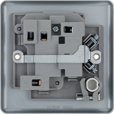 Masterplug MC550F-01 Metal Clad Switched Fused Connection Unit 13A MSTMC550F