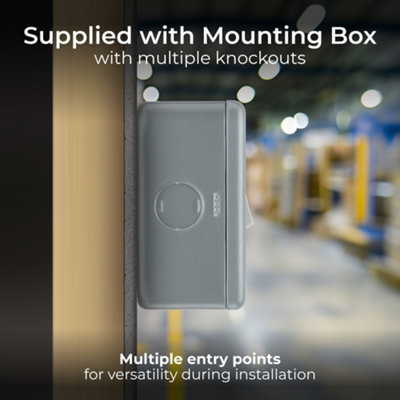 Masterplug MC550F-01 Metal Clad Switched Fused Connection Unit 13A MSTMC550F