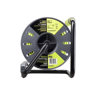 Masterplug Pro XT 4 Socket 13A Open Cable Reel 25m 240V - 3