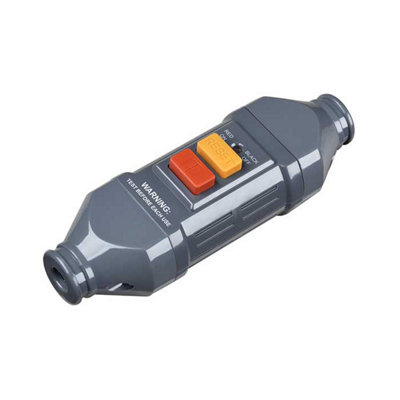Masterplug RCD Plug Adapter -  Inline RCD - Protection Against Electric Shook