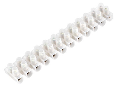Masterplug TS30/12/10-01 Connector Strips 30A 12W (Pack 10) MSTTS3012