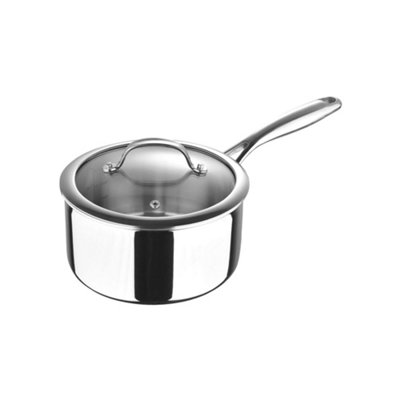 Non Stick Sauce Pan 18cm Glass Lid