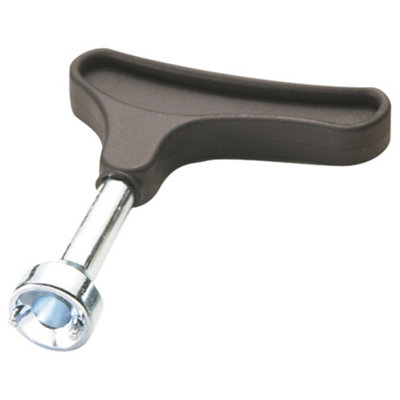 Masters Deluxe Pro Spike Key Black/Silver (One Size)