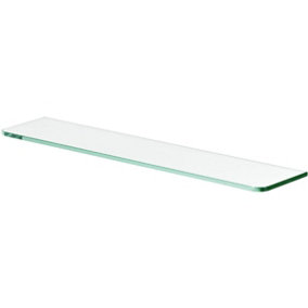 Mastershelf 80x15x0.8cm Glass shelf