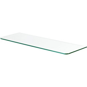 Mastershelf Glass Shelf 80x25x0.8cm