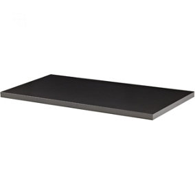 Mastershelf Sumo Black Shelf 115x30x2.5cm