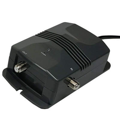 Masthead Aerial Amplifier Power Supply 12V PSU F Connector RF