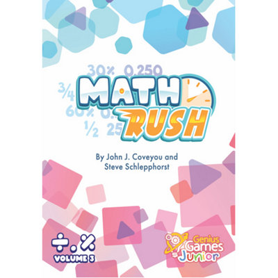 Math Rush 3: Fractions, Decimals and Percents - Brand New and Sealed