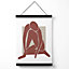 Matisse Nude Neutral Coloured Medium Poster with Black Hanger