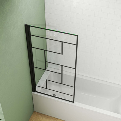 matt-black-800x1400mm-frame-black-silk-screen-pivot-shower-bath-screen