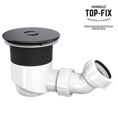 Matt Black 90mm Shower Waste with Patented Top Fix & Fast Flow for Easy DIY Installation Price Comparisons | Compare The Build
