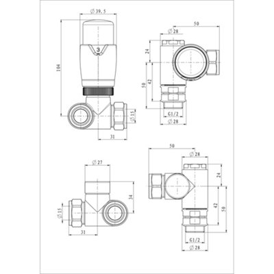 Matt Black Bathroom Straight Heated Towel Rail Radiator 400 x 1600 ...
