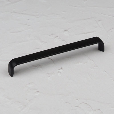 Matt Black Kitchen Cabinet Handles 160mm Bathroom Bedroom Cupboard Door ...
