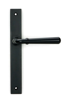 Matt Black Newbury Slimline Lever Espag. Latch Set