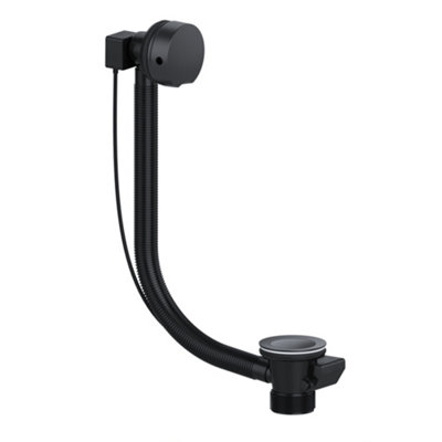 Matt Black Pop-Up Combination Bath Waste