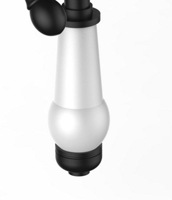 Matt Black Traditional Thermostatic Dual Control Shower Mixer Valve ...