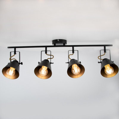 Black industrial on sale spotlight bar