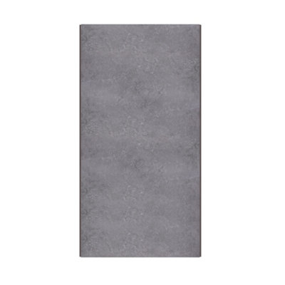 Matt Grey Concrete Bathroom PVC Cladding Shower Wet Wall Panels 1m x 2.4m