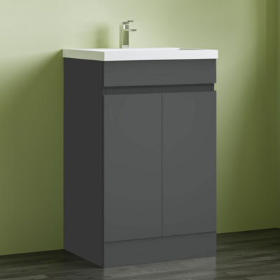 matt-grey-freestanding-bathroom-vanity-unit-and-basin-set-51x40x84-cm