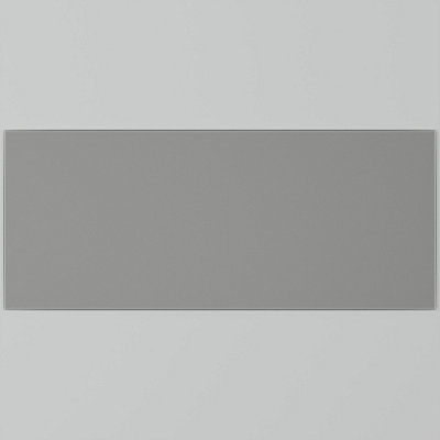 Matt Grey - Self Adhesive - Toughened Glass Bathroom Splashback 250mm x 500mm x 4mm