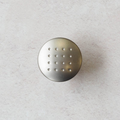 Matt Nickel Dimple Cabinet Knob