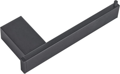 Design House Graz Toilet Paper Holder, Matte Black