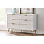 Matte White Chest of Drawers (6 Drawers)