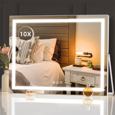 Matteo Hollywood Vanity Mirror Makeup Mirror Dimmable LED 3 Colour Bedroom Cosmetic Mirror Table and Wall MT005040LF