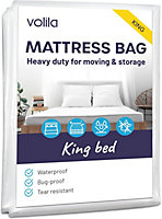 Mattress Bags for Mattress, King Size Bed Mattress Cover Heavy Duty Protective Bags (6 x 8ft)