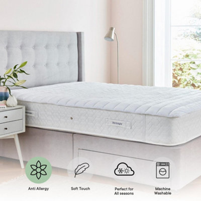 Mattress Topper Thick Deep Anti Allergy Luxury Soft Hotel Quality - 3