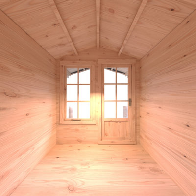 Maulden 19 mm Log Cabin 7 x 7 Feet + Verandah - 6