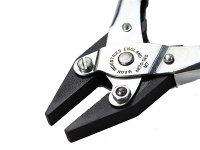 Maun 4870-140 Flat Nose Pliers Smooth Jaw 140mm (5.1/2in) MAU4870140