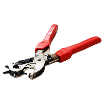 Leather Hole Punch Plier Punch With 6 Sizes Heavy Duty Revolving Plier Tool  Precision Hole Punch Tool