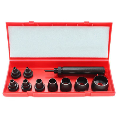 Maun Wad Punch Set With Centre Punch Imperial 1/4 inch To 1 inch