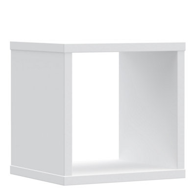 Mauro Singular Storage Unit in White High Gloss White DIY at B Q