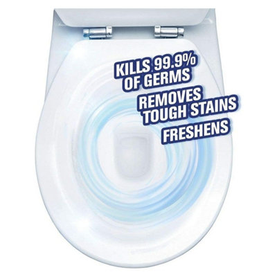 Max Flush Citrus Sparkle Toilet Rim Block Cleaner (Twin Pack)