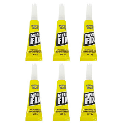 MAXIFIX 6 x 2g Professional super strength adhesive