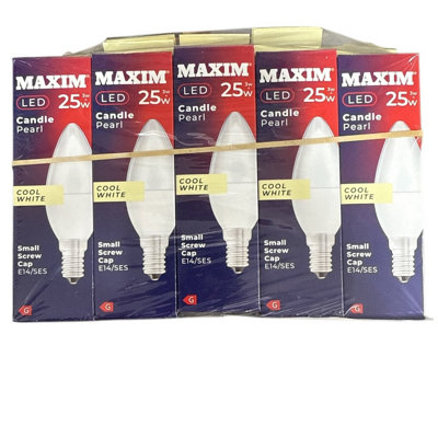 Maxim Led Day Light Bulb Candle 1pc