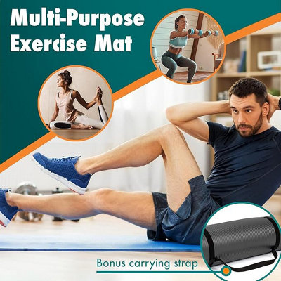 Maximo Exercise NonSlip Yoga Mat Red