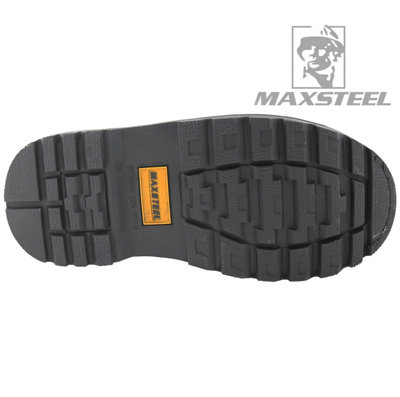 Maxsteel Goodyear Welted Slip On Chelsea Dealer Steel Toecap In Crazy Brown MS22C