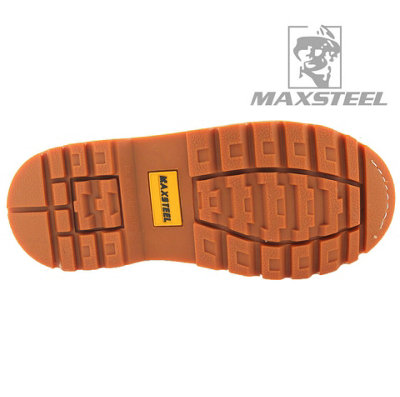 Maxsteel Goodyear Welted Slip On Chelsea Dealer Steel Toecap In Honey Nubuck MS22H