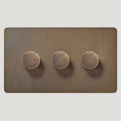 MAXWELL 3G Smooth Dimmer Switch - Antique Brass